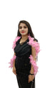 BookMyCostume Fluffy Feather Boa Stole | Soft Feathers Scarf Evening Dress Accessory for Girls | Perfect for Dance Accessory, Costume Parties & Stylish Feather Dress Look