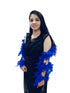 BookMyCostume Fluffy Feather Boa Stole | Soft Feathers Scarf Evening Dress Accessory for Girls | Perfect for Dance Accessory, Costume Parties & Stylish Feather Dress Look