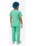 BookMyCostume Doctor Surgeon Professional Costume with Stethoscope – Complete Medical Uniform Set with Surgical Mask, Cap, Syringe & Gloves for Kids | Perfect for Role Play & Fancy Dress