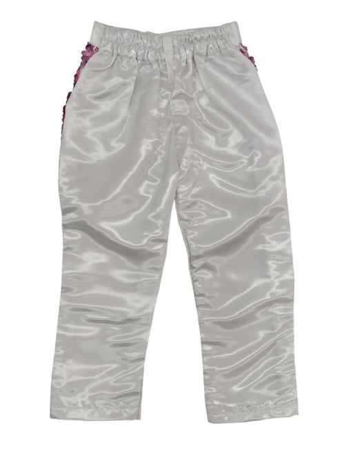 BookMyCostume Pink Sequin Shirt & White Shiny Pants Western Dance Costume for Boys | Full Sleeve Party Wear Outfit | Theme Annual Day & Fancy Dress Outfit