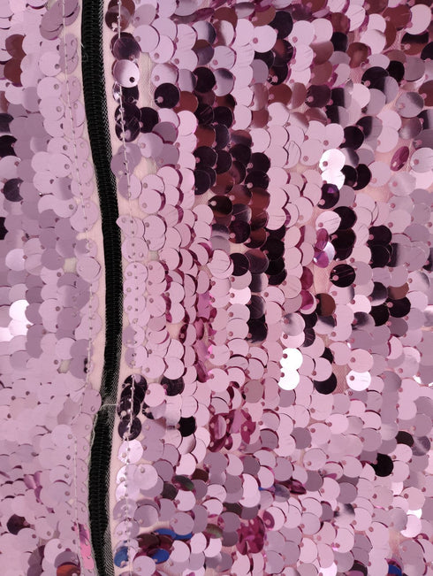 BookMyCostume Pink Sequin Shirt & White Shiny Pants Western Dance Costume for Boys | Full Sleeve Party Wear Outfit | Theme Annual Day & Fancy Dress Outfit