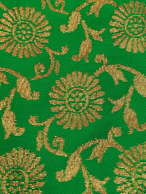 Green Qawwali Jacket & Cap Combo for Kids | Green Embroidered Ethnic Fancy Dress Costume | Sufi Singer Kurta Style Waistcoat & Head Cap for Theme Parties & Stage Shows