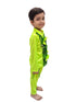 BookMyCostume Light Green Western Dance Costume for Boys | Full Sleeves Sequin Collared Shirt with Matching Pants | Nylon & Sequence Dance Costume for Boys | Stylish Fancy Dress for Kids