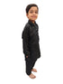 BookMyCostume Kashmiri Dress for Boys – Traditional Black Pathani Suit Set | Kashmiri Suit for Kids with Collared Kurta & Pajama | Ethnic Kashmiri Dress for Cultural Events & Fancy Dress