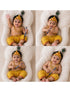 Krishna Accessories Set for Baby Boy – 4 Pc Krishna Dress Set For Kids| Janmashtami Fancy Dress Costume for Kids | 0-6 Years