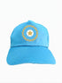 Blue Cricket Cap for Kids & Adults – Sports Cap with Velcro Strap & Embroidered Cricket-Inspired Logo