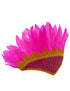 BookMyCostume Carnival Feather Headpiece – Pink Feather and Sequin Crown, Costume Accessory for Kids and Adults, Party, Festival, Dance Accessory