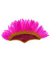 BookMyCostume Carnival Feather Headpiece – Pink Feather and Sequin Crown, Costume Accessory for Kids and Adults, Party, Festival, Dance Accessory