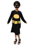 BookMyCostume Black Bat Costume for Girls with Attached Cape & Eye Mask | Superhero Costume for Girls | Fancy Dress Outfit For Girls
