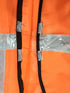 Orange Reflective Safety Jacket for Kids | Labor Day Dress Costume | Worker Uniform Vest | Bike Safety Jacket | School Fancy Dress Costume