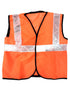 Orange Reflective Safety Jacket for Kids | Labor Day Dress Costume | Worker Uniform Vest | Bike Safety Jacket | School Fancy Dress Costume