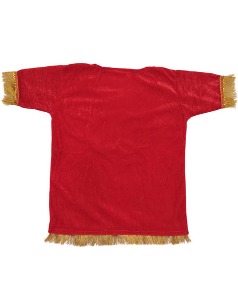 BookMyCostume Vanar Sena Costume for Kids – Red Top & Shorts with Hanuman Face Mask & Tail | Hanuman Getup for Kids Fancy Dress Outfit for Annual Functions & Mythological Themes