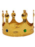 BookMyCostume Royal King Crown/Taj & Scepter Set for Kids Fancy Dress Accessories with Metallic Finish for Halloween, Cosplay & Themed Events | Free Size
