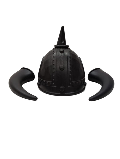 BookMyCostume Viking Warrior Helmet for Kids & Adults – Medieval Plastic Horned Cap with Removable Horns | Fancy Dress, Cosplay & Theme Party Accessory