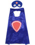 American Shield Superhero Cape and Masks Set for Kids - Superhero Dress Up Costumes for Boys and Girls | Perfect for Dress Up, Cosplay, Halloween & Parties | 3-10 Years