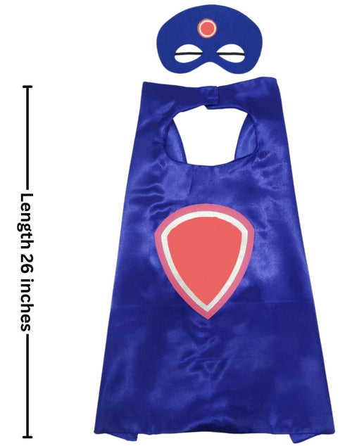 BookMyCostume American Shield Superhero Cape and Masks Set for Kids - Superhero Dress Up Costumes for Boys and Girls | Perfect for Dress Up, Cosplay, Halloween & Parties | 3-10 Years