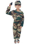6pcs Military Woodland Print | Independence Day | Army Dress | Community Helper Soldier for Patriotic Events for Role Play