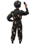 BookMyCostume 6pcs Army Leaf Print | Independence Day | Army Costume | Community Helper Commando Soldier for Patriotic Events for Role Play