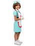 Community Helper Nurse Sister Fancy Dress Costume For Girls | Complete Set with Frock, Apron, Cap, Stethoscope & Syringe – Perfect for Role Play & Kids Fancy Dress