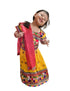 BookMyCostume Radha Dress for Baby Girl | Janmashtami Radha Costume for Girls with Dupatta & Morpankh | Radha Rani Dress for Baby Girl | Fancy Dress Costume for Role Plays & Festival | 0-6 Months