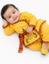 Shri Krishna Dress for Baby Boy | Print Krishna Costume for Kids with Patka | Janmashtami Photoshoot Outfit | Kanha Dress for Baby Boy | Fancy Dress Costumes for Kids
