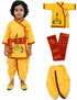 Shri Krishna Dress for Baby Boy | Print Krishna Costume for Kids with Patka | Janmashtami Photoshoot Outfit | Kanha Dress for Baby Boy | Fancy Dress Costumes for Kids