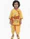 BookMyCostume Shri Krishna Dress for Baby Boy | Print Krishna Costume for Kids with Patka | Janmashtami Photoshoot Outfit | Kanha Dress for Baby Boy | Fancy Dress Costumes for Kids