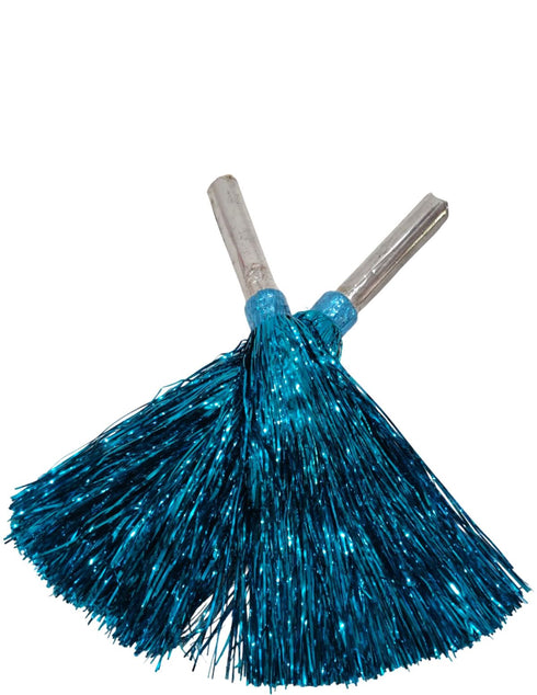 Turquoise Pom Pom with Stick | Cheerleader Pompoms for Kids Dance | Pom Poms for Kids for Dance & Sports Events | Cheer Girls Pom Pom for School Annual Day | Fancy Dress Costume Acessory