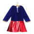 Superheroine Comic Movie Superhero Fancy Dress Costume for Kids - Imported