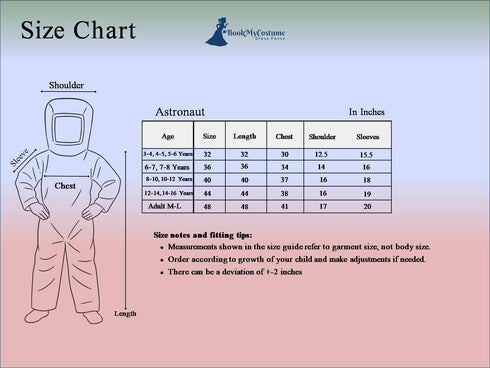 BookMyCostume Space Astronaut with Helmet Kids Fancy Dress Costume