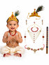 Heavy Pearl Krishna Jewellery Set for Kids/Janmashtami Accessory for Kids/Infant Bal Gopal/Kanha Bal Krishna Mukut Jewelry Set 0-8 Years