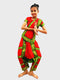BookMyCostume Bharatanatyam Saree Indian Classical Dance Costume for Girls | Kids & Adult Fancy Dress Costume