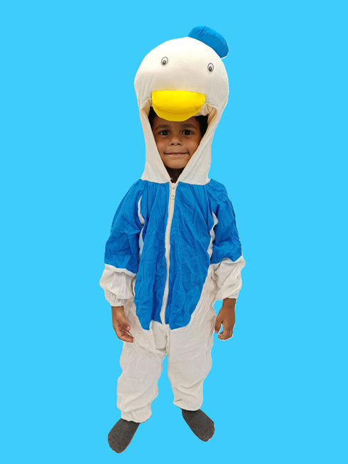 BookMyCostume Comical Sailor Duck Cartoon Kids Fancy Dress Costume | Blue & White