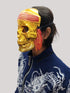 BookMyCostume Gold Skeleton Horror Skull Pirate Mask Fancy Dress Accessories for Halloween Boys & Adults