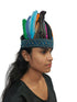 Carnival Multicolor Feather Headdress Crown Fancy Dress Costume