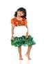 Tri Colored Frock Independence Day for Girl Kids Fancy Dress Costume