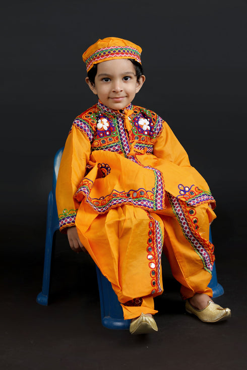BookMyCostume Gujarat Indian State Fancy Dress Costume for Boys and Men