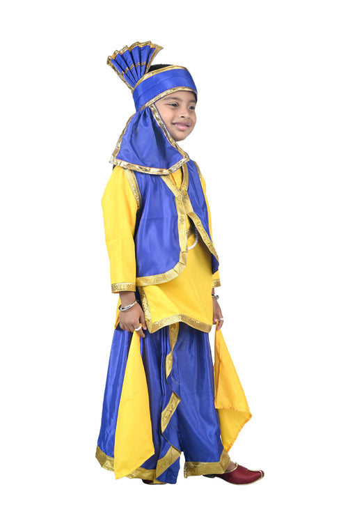 BookMyCostume Punjabi Folk Dance Costume Bhangra for Boys and Men