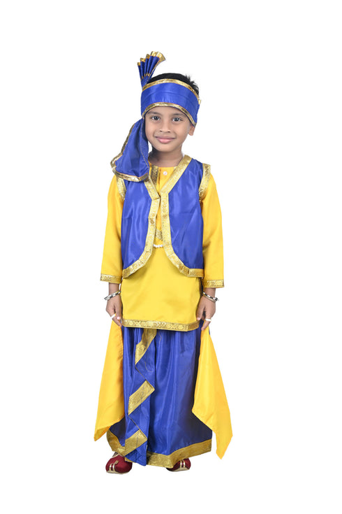 Punjabi Folk Dance Costume Bhangra for Boys and Men