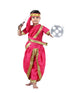 BookMyCostume Rani Laxmi Bai Jhansi ki Rani Saree Kids Fancy Dress Costume for Girls with Accessories