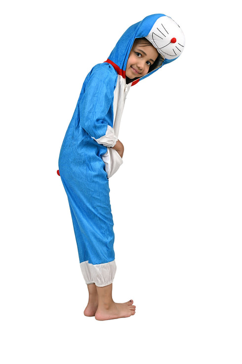 BookMyCostume Blue Cartoon Kids Fancy Dress Jumpsuit Costume for kids
