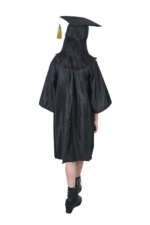 BookMyCostume Black Graduate Convocation Degree Graduation Day Gown & Cap Kids & Adults Fancy Dress Costume