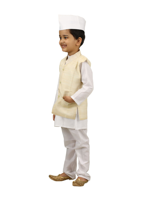 Pandit Ji Jawahar Lal Nehru First Indian Prime Minister National Leader for Boys Kids Adult Fancy Dress Costume