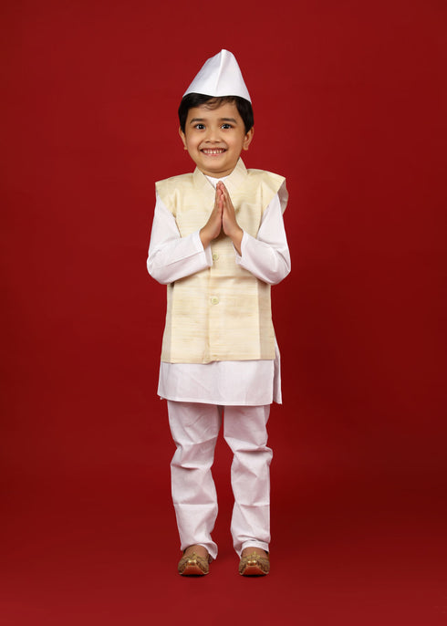 Pandit Ji Jawahar Lal Nehru First Indian Prime Minister National Leader for Boys Kids Adult Fancy Dress Costume