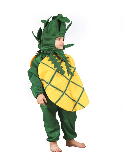 BookMyCostume Pineapple Fruit Kids Fancy Dress Costume