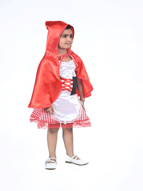 BookMyCostume Little Red Riding Hood Fairy tale Character Kids Fancy Dress Costume