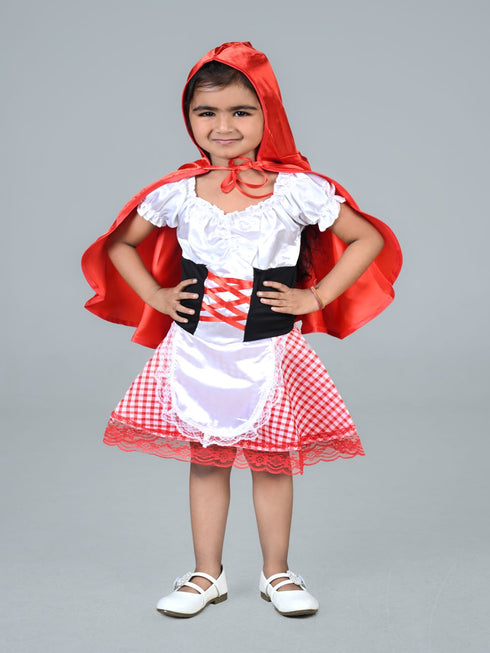 BookMyCostume Little Red Riding Hood Fairy tale Character Kids Fancy Dress Costume