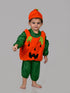 BookMyCostume Pumpkin Vegetable Kids Fancy Dress Costume