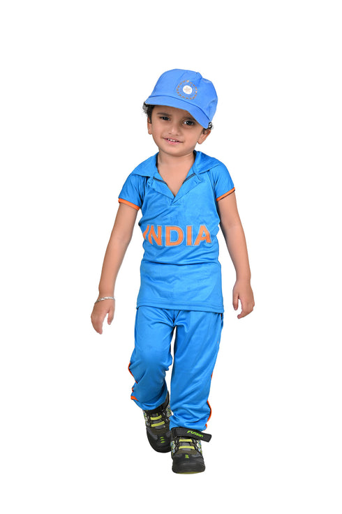 BookMyCostume Indian Cricket Team Cricketer Boys Sports Fancy Dress Costume