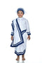 BookMyCostume Mother Teresa Dress with Scarf Kids Fancy Dress Costume